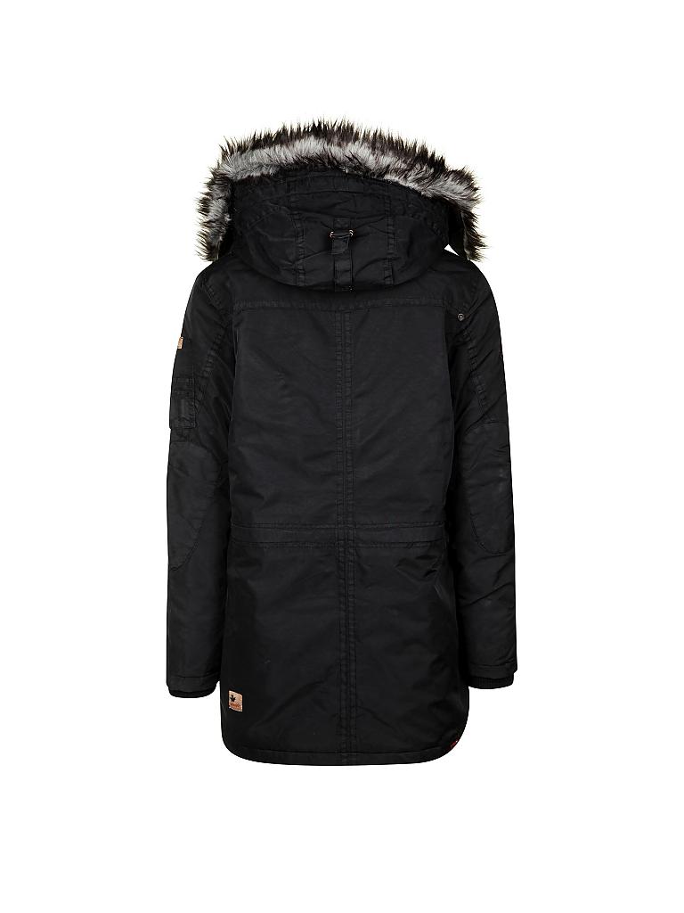 KHUJO | Parka "Patrick" | schwarz