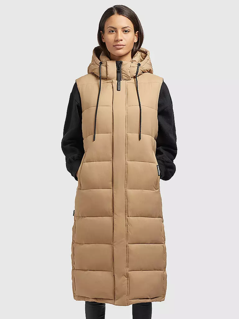 KHUJO | Steppgilet THE MAGNETA MATT | schwarz