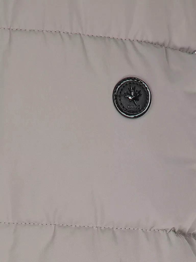 KHUJO | Steppmantel DARKA 2 | schwarz