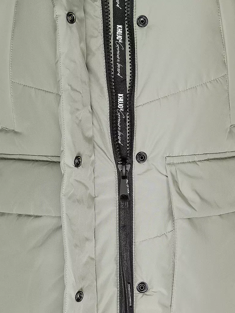 KHUJO | Steppmantel ELVITA | grün