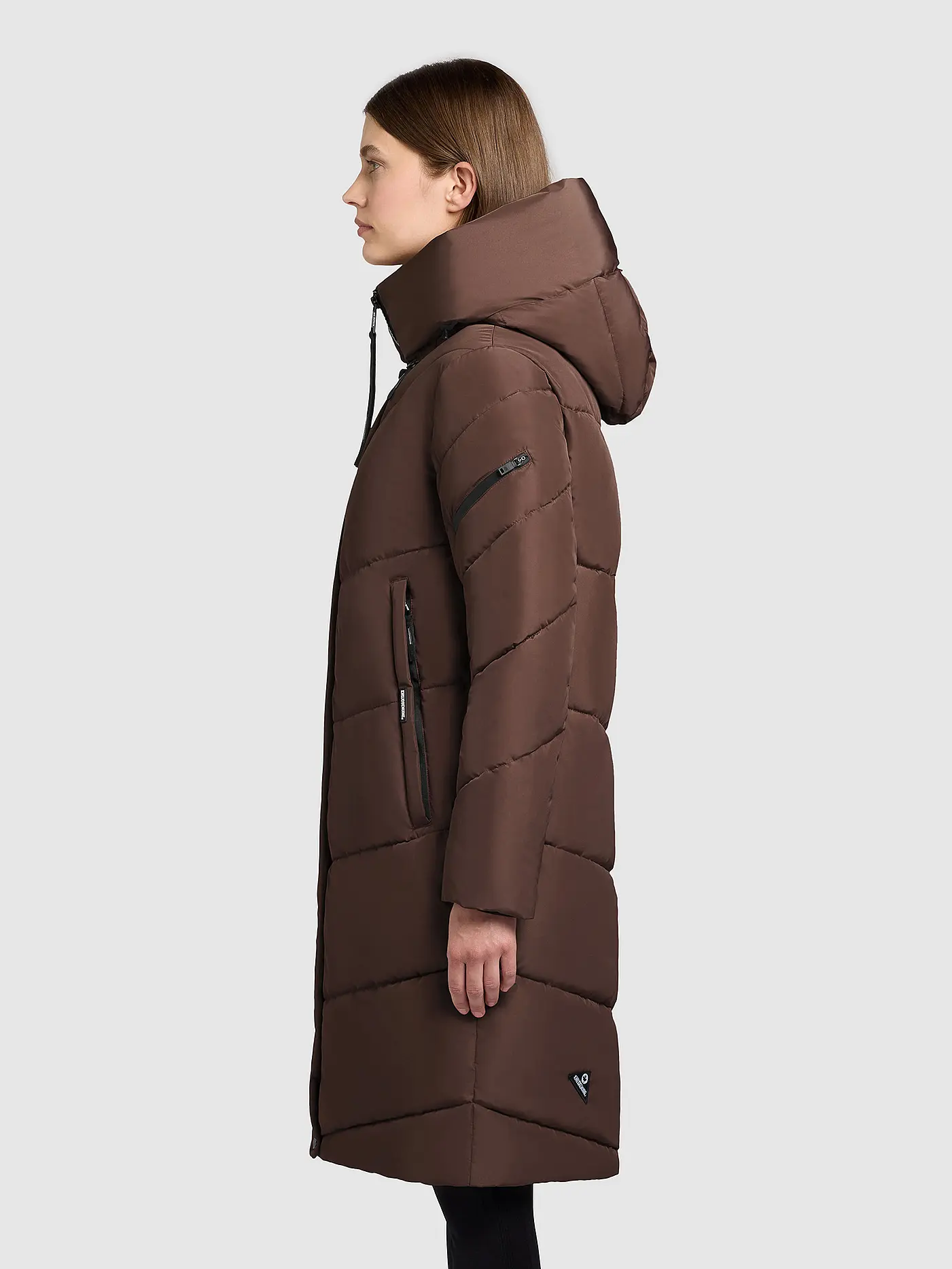 KHUJO | Steppmantel JANGE | braun