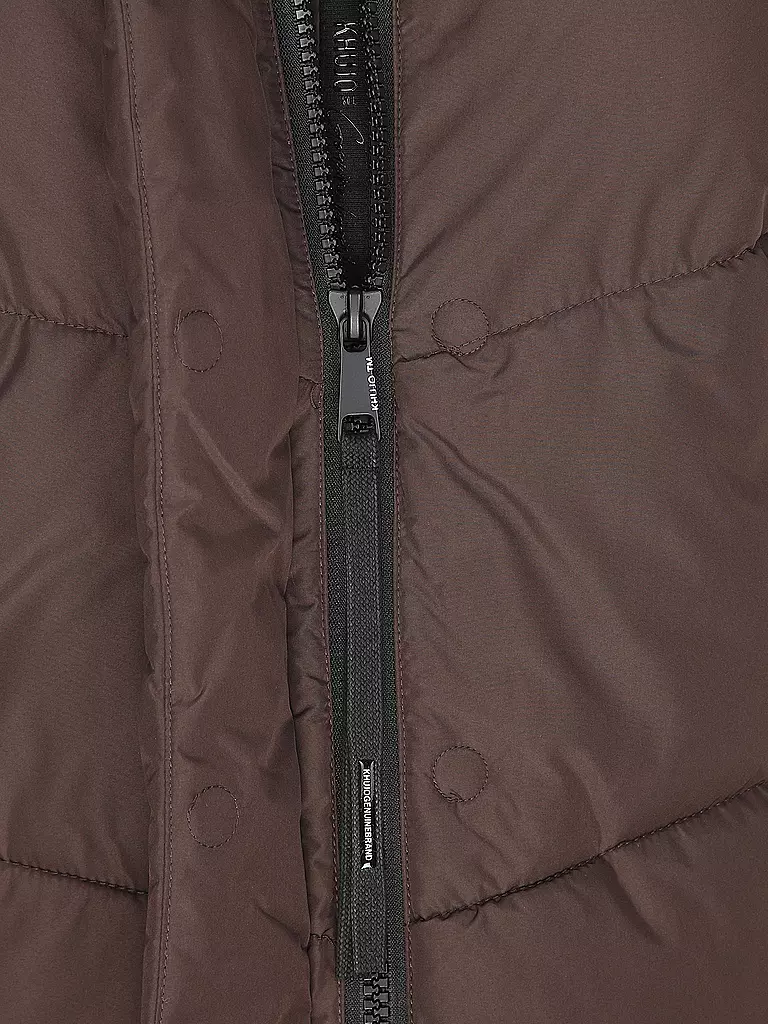 KHUJO | Steppmantel JANGE | braun