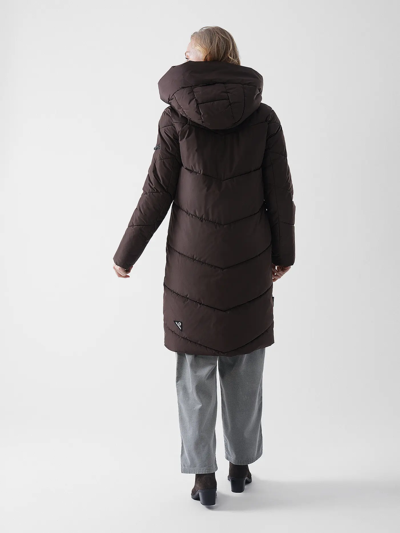 KHUJO | Steppmantel JANGE | braun