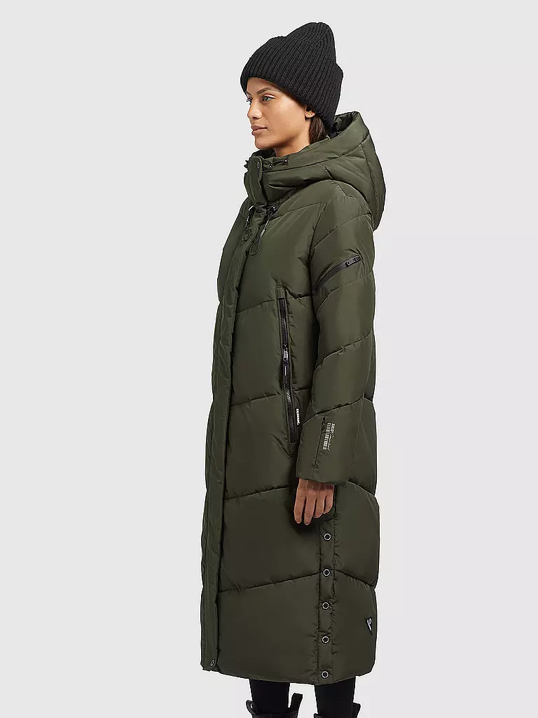 KHUJO | Steppmantel | olive