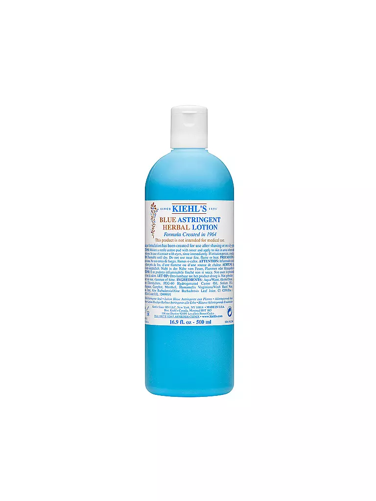 KIEHL'S | Blue Astringent Herbal Lotion 500ml | keine Farbe