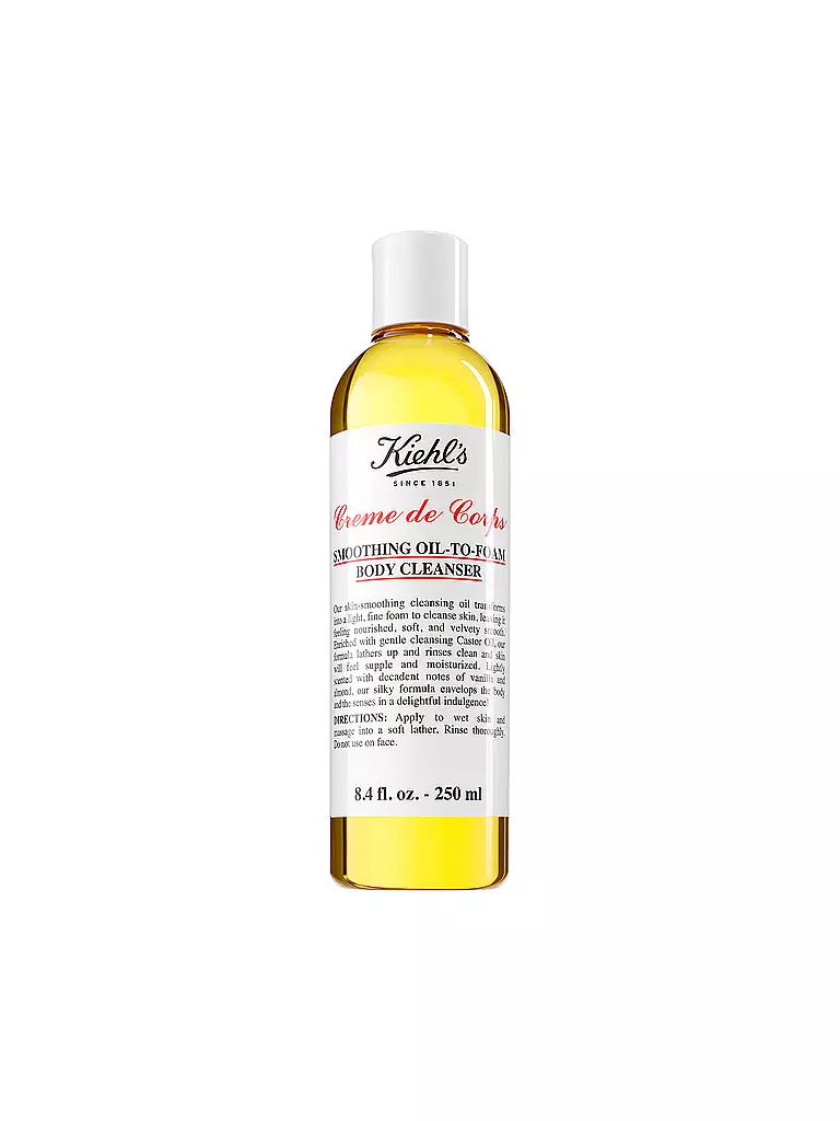 KIEHL'S | Creme de Corps Smoothing OIl-to-Form Body Cleanser 250ml | keine Farbe