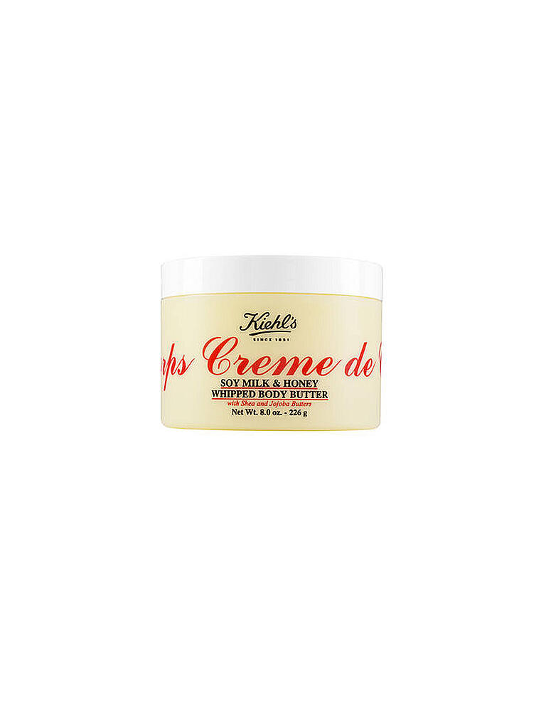 KIEHL'S | Creme de Corps Soy Milk & Honey Whipped Body Butter 226ml | transparent