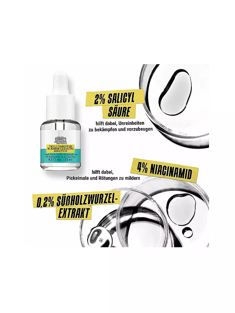 KIEHL'S | Truly Targeted Blemish Clearing Solution 15ml | keine Farbe