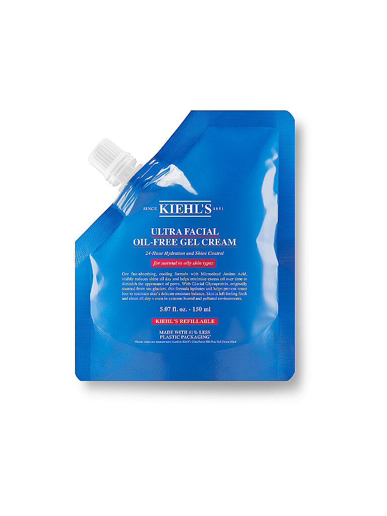 KIEHL'S Gesichtscreme - Ultra Facial Oil-Free Gel Cream Refill Pouch 150ml