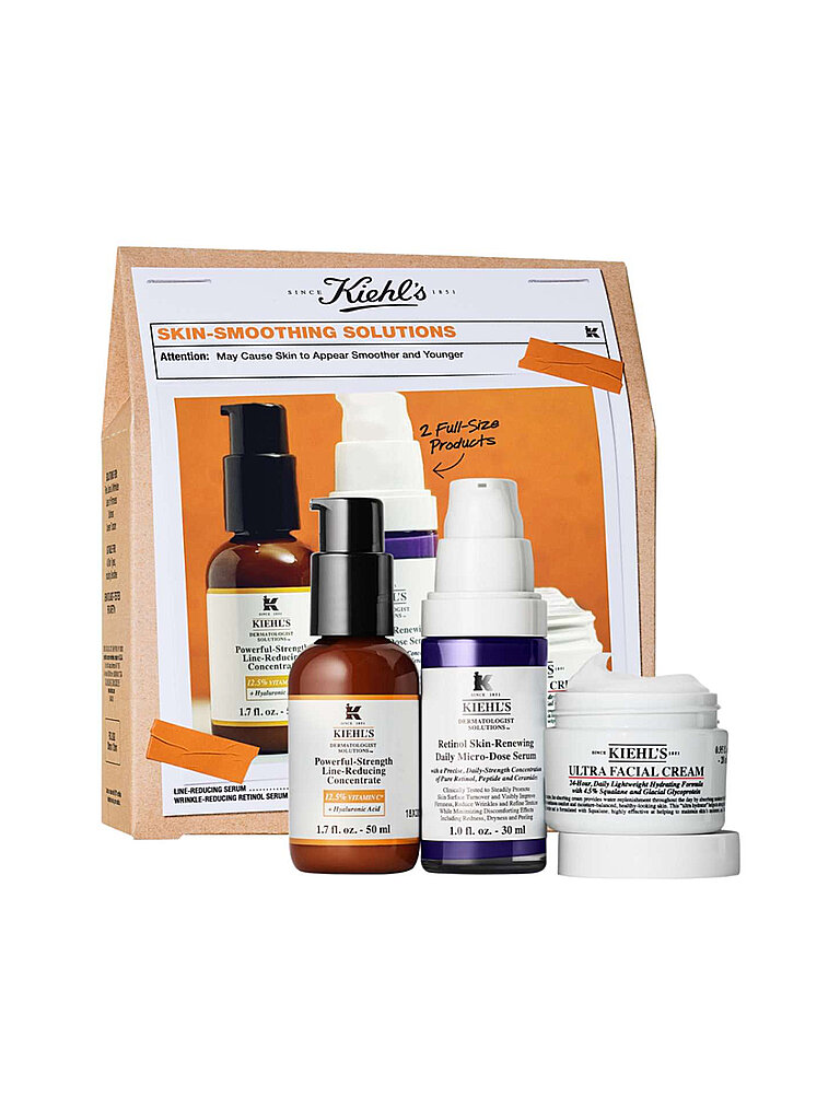 KIEHL'S Geschenkset - Skin-Smoothing Solutions Set 50ml / 30ml / 28ml