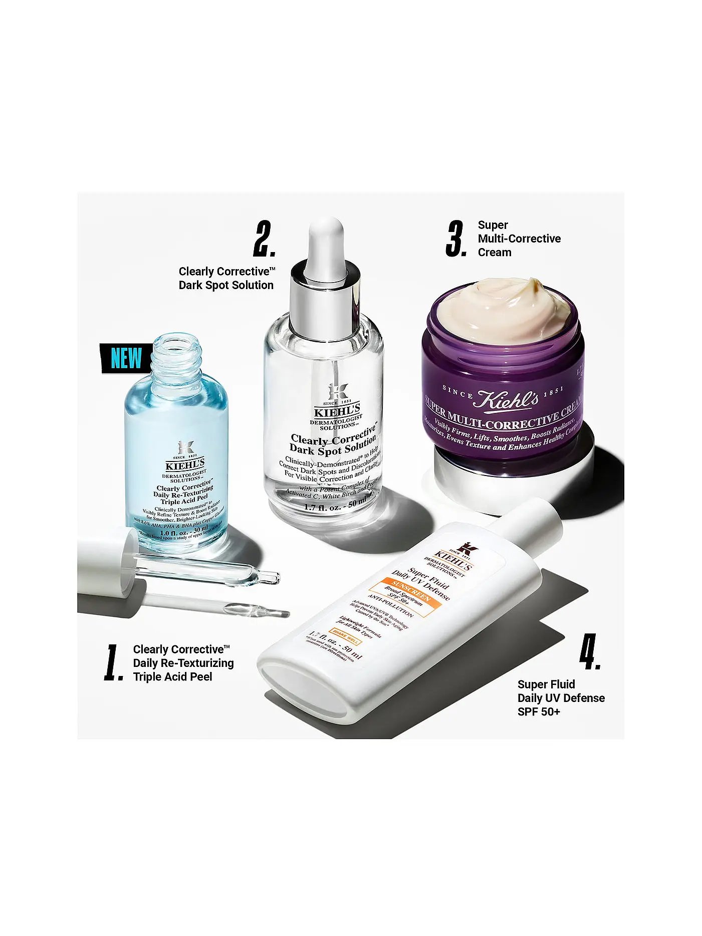 KIEHL'S | Clearly Corrective™ Re-Texturizing Triple Acid Peel 30ml | keine Farbe