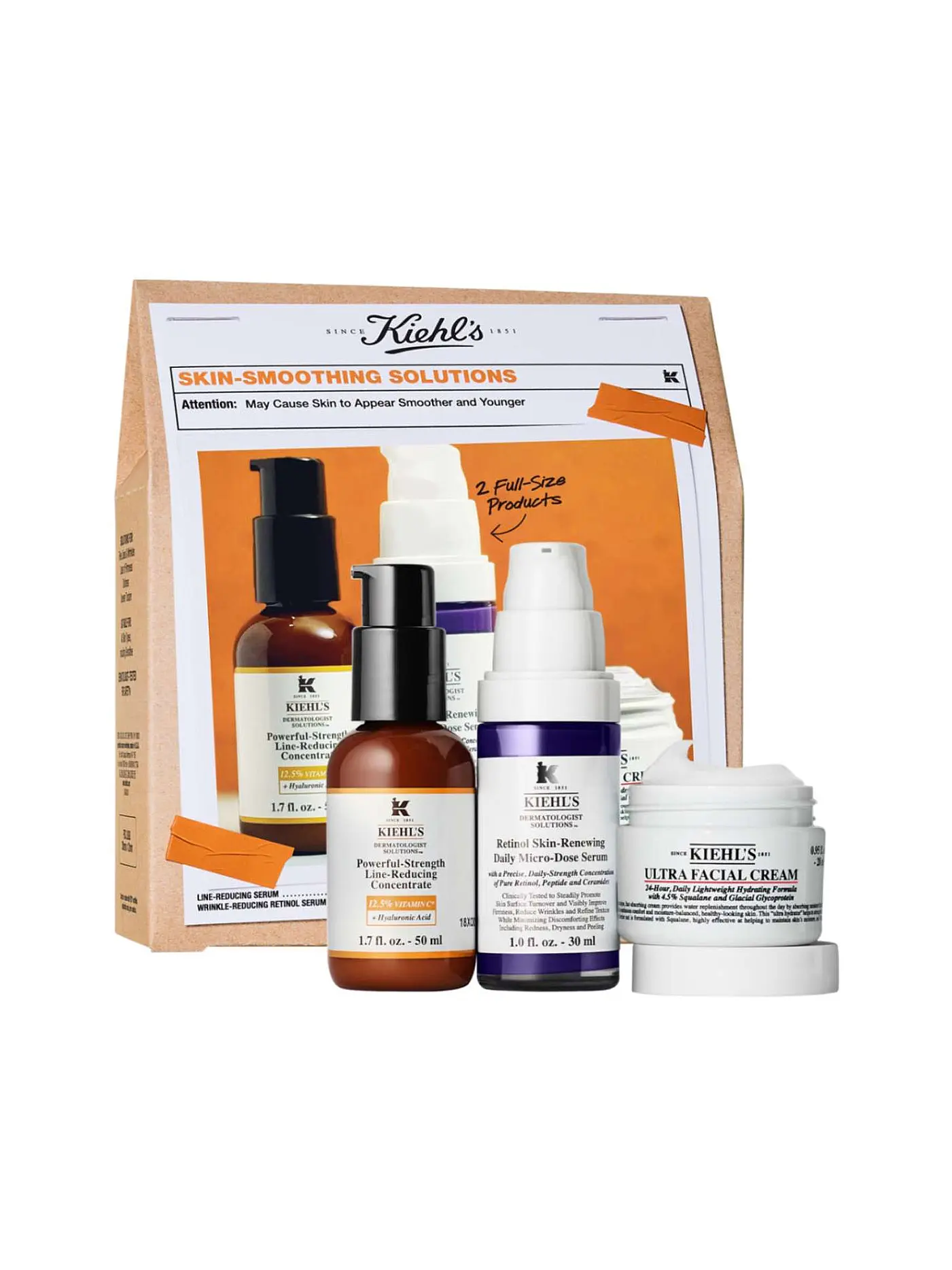KIEHL'S | Geschenkset - Skin-Smoothing Solutions Set 50ml / 30ml / 28ml | keine Farbe