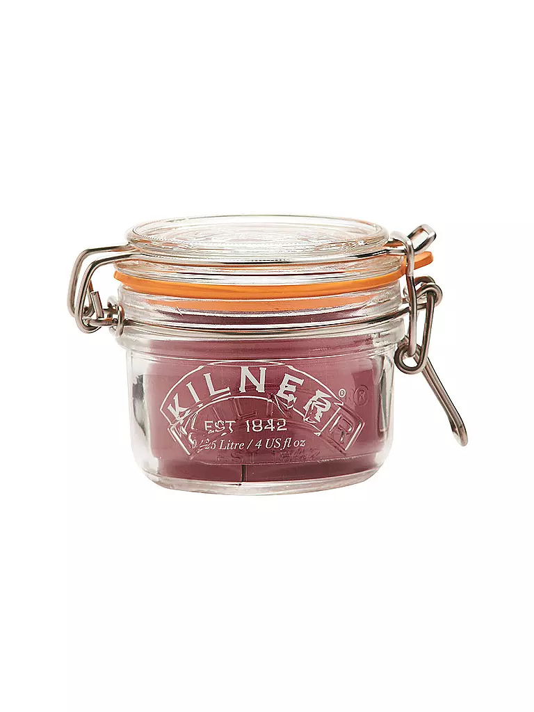 KILNER | Drahtbügelglas 125ml | transparent