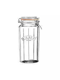 KILNER | Drahtbügelglas Kilner facettiert 1,8l | transparent