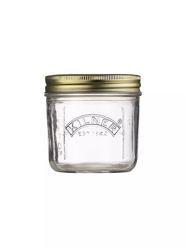 KILNER | Einmachglas mit weiter Öffnung 200ml Glas/Metall | transparent