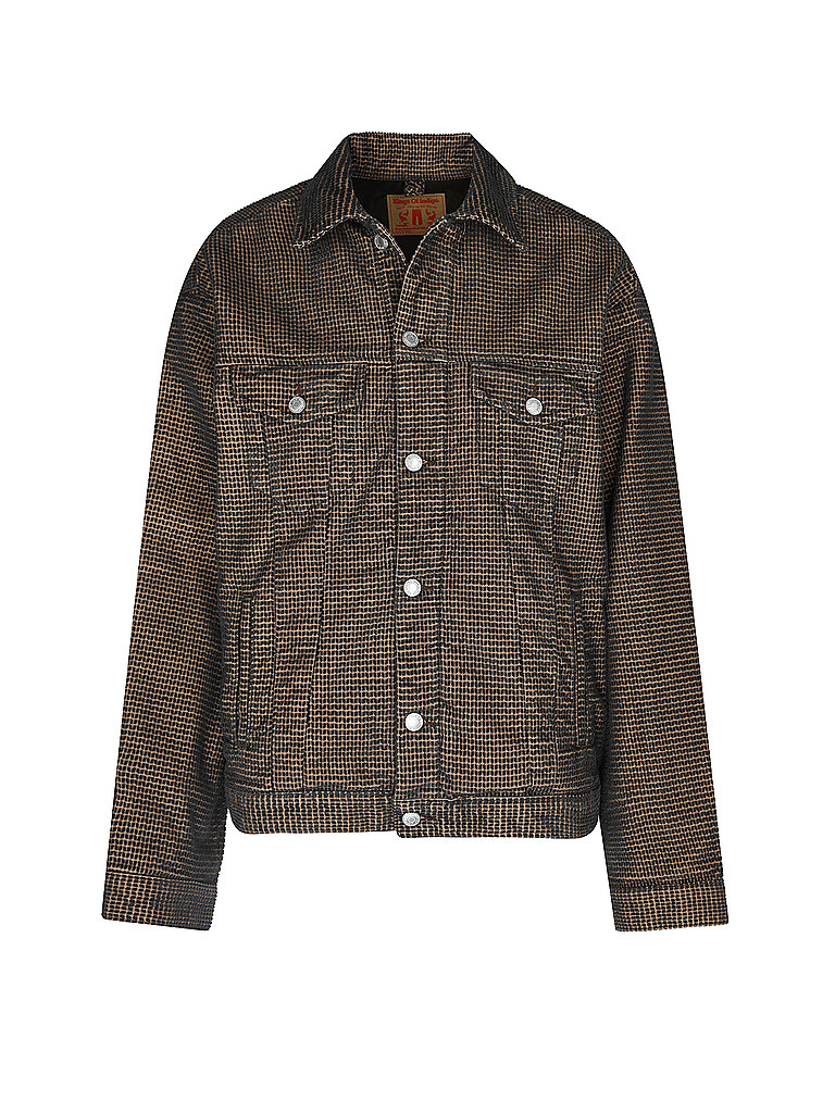 KINGS OF INDIGO Cordjacke MURAKAMI  braun | XS