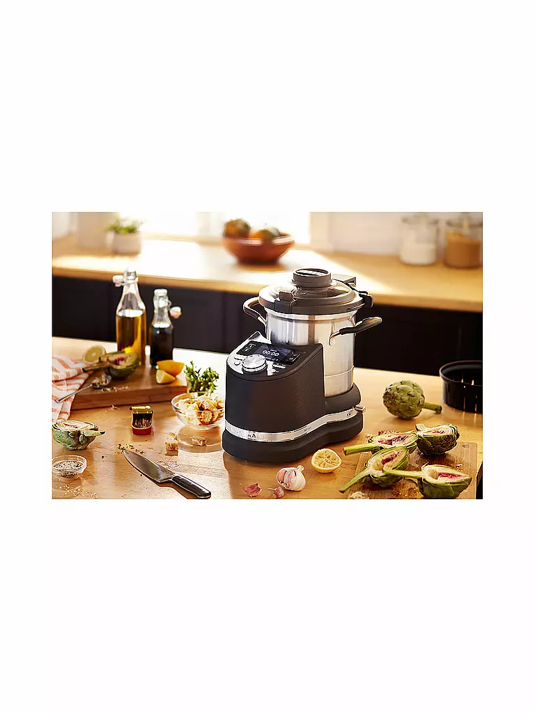 KITCHENAID | Cook Processor mit integrierter Waage Artisan 5KCF0201ECBK Schwarz | schwarz