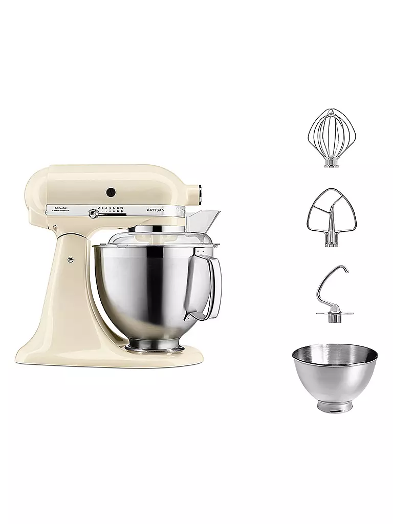 KITCHENAID | Küchenmaschine Artisan 185 4,8l 300 Watt 5KSM185PSEAC (Creme) | beige