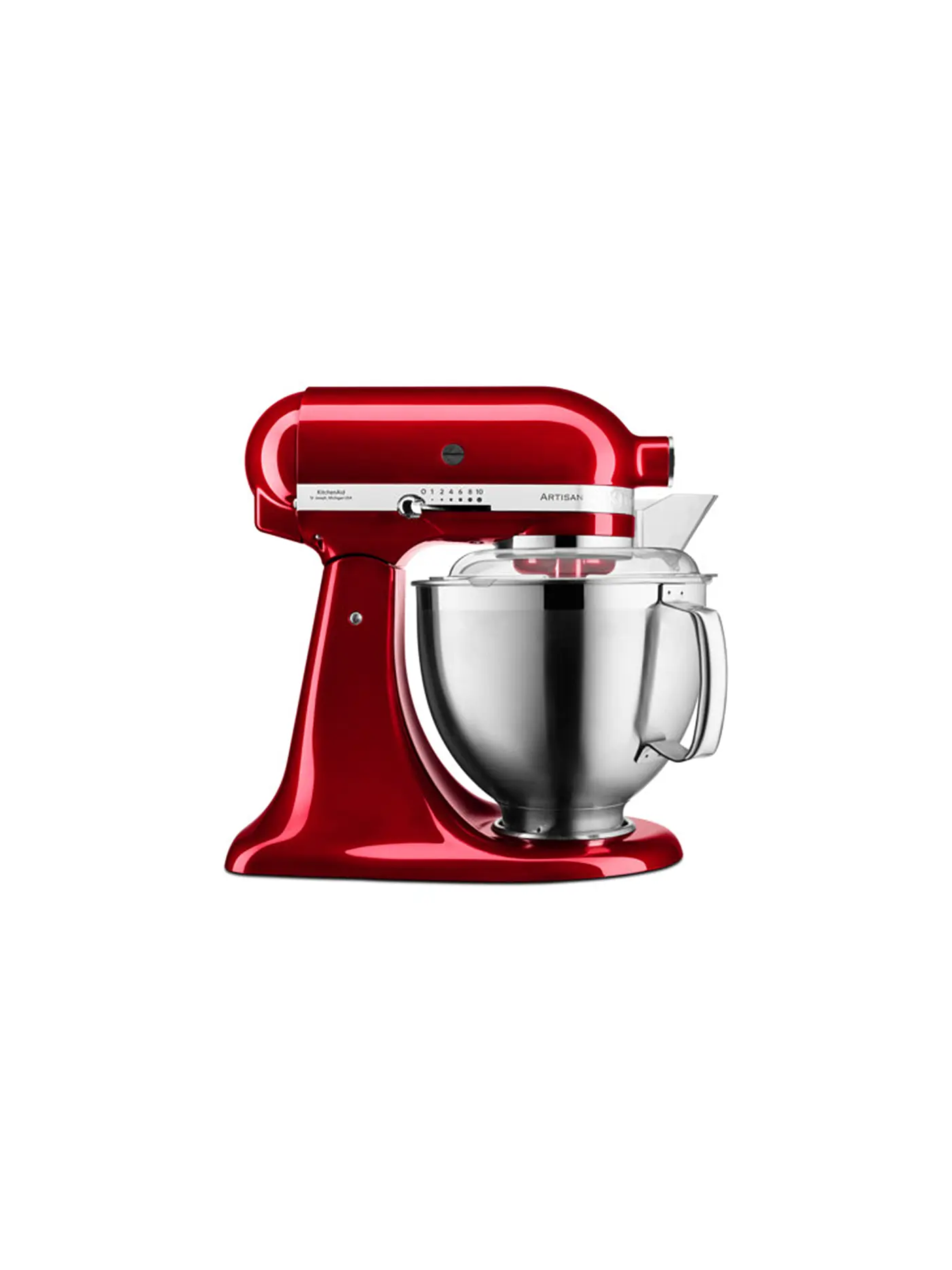 KITCHENAID | Küchenmaschine Artisan 185 4,8l 300 Watt 5KSM185PSECA (Liebesapfel Rot) | rot