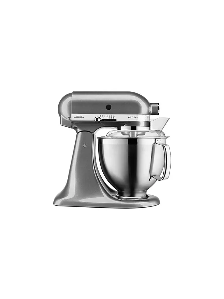 KITCHENAID | Küchenmaschine Artisan 185 4,8l 300 Watt 5KSM185PSEMS (Medaillonsilber) | silber