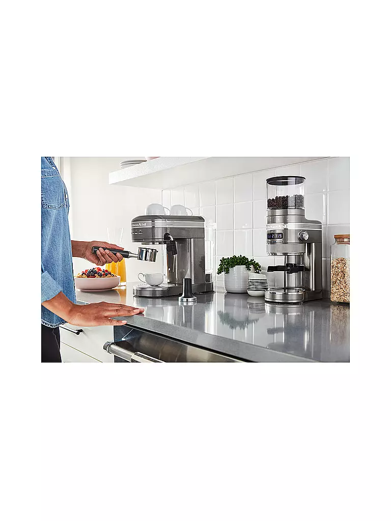 KITCHENAID | Kaffeemühle Artisan 5KCG8433EMS Medaillonsilber | silber