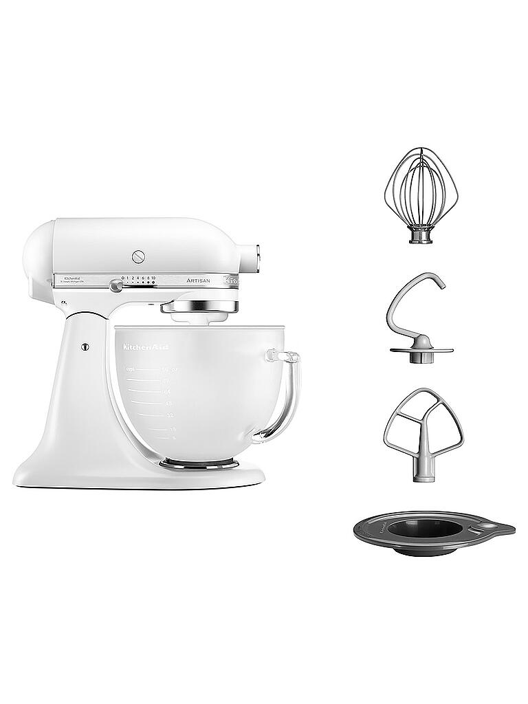 Kitchenaid Küchenmaschine Classic Mini 5ksm3310x 3 3l KITCHENAID Küchenmaschine Artisan 5KSM156EFP Frosted Pearl weiß