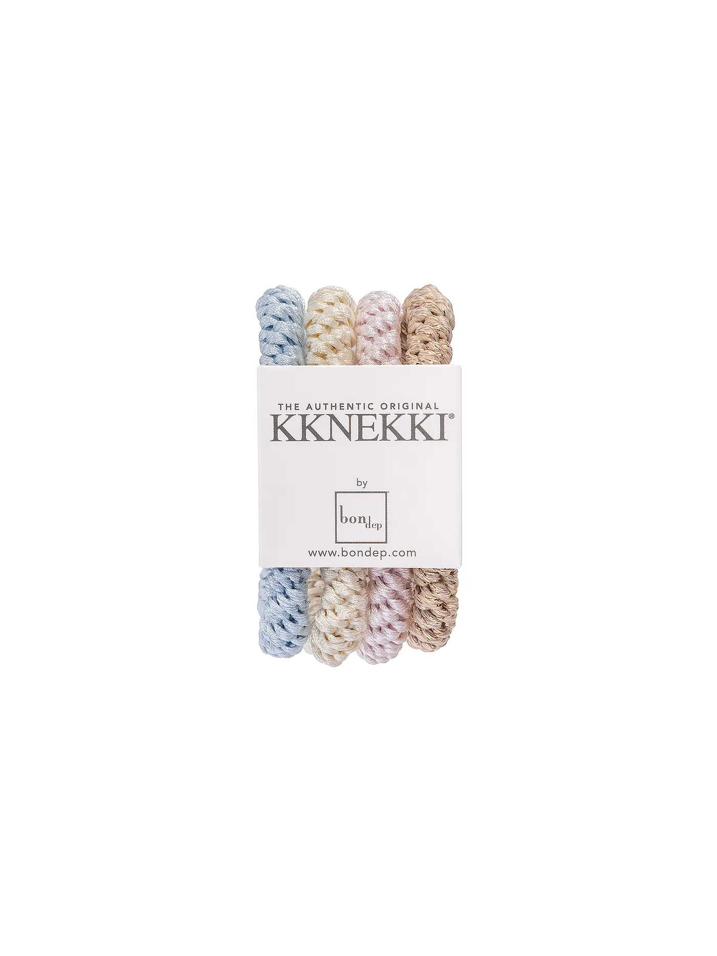 KKNEKKI | Haargummi 4er Pkg BUNDLE 11 | beige