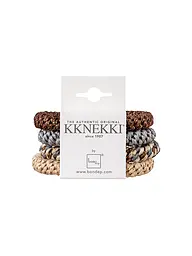 KKNEKKI | Haargummi 4er Pkg BUNDLE 40 | Braun