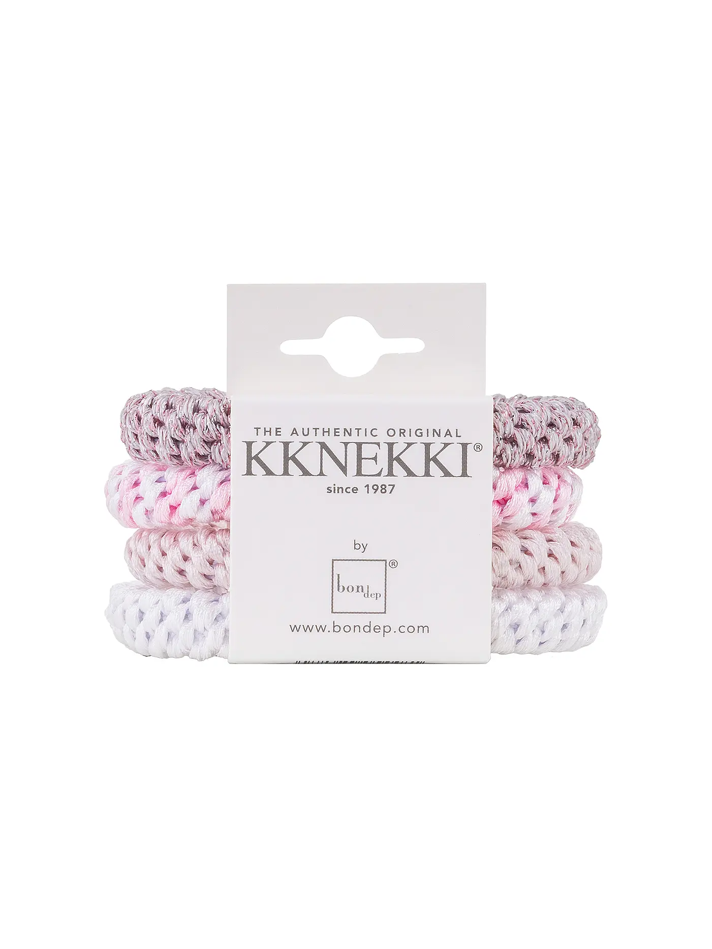 KKNEKKI | Haargummi 4er Pkg BUNDLE 11 | rosa