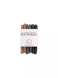 KKNEKKI | Haargummi 6er Pkg BUNDLE 4 | braun
