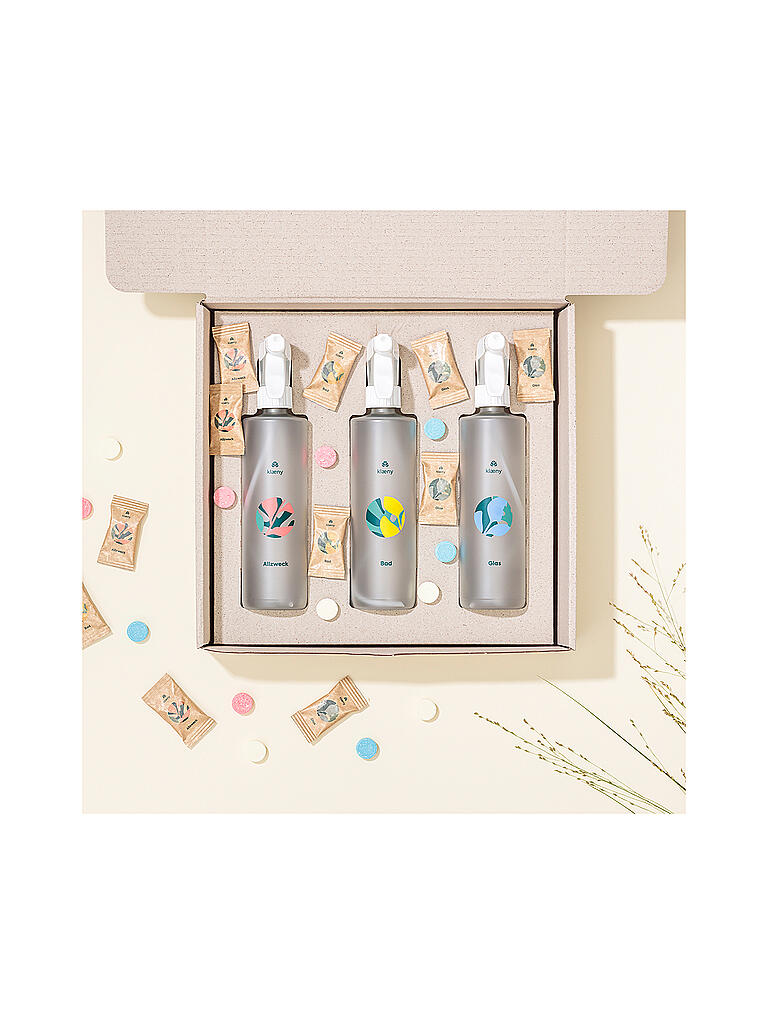 KLAENY | Reinigungsmittel Starter Set | bunt