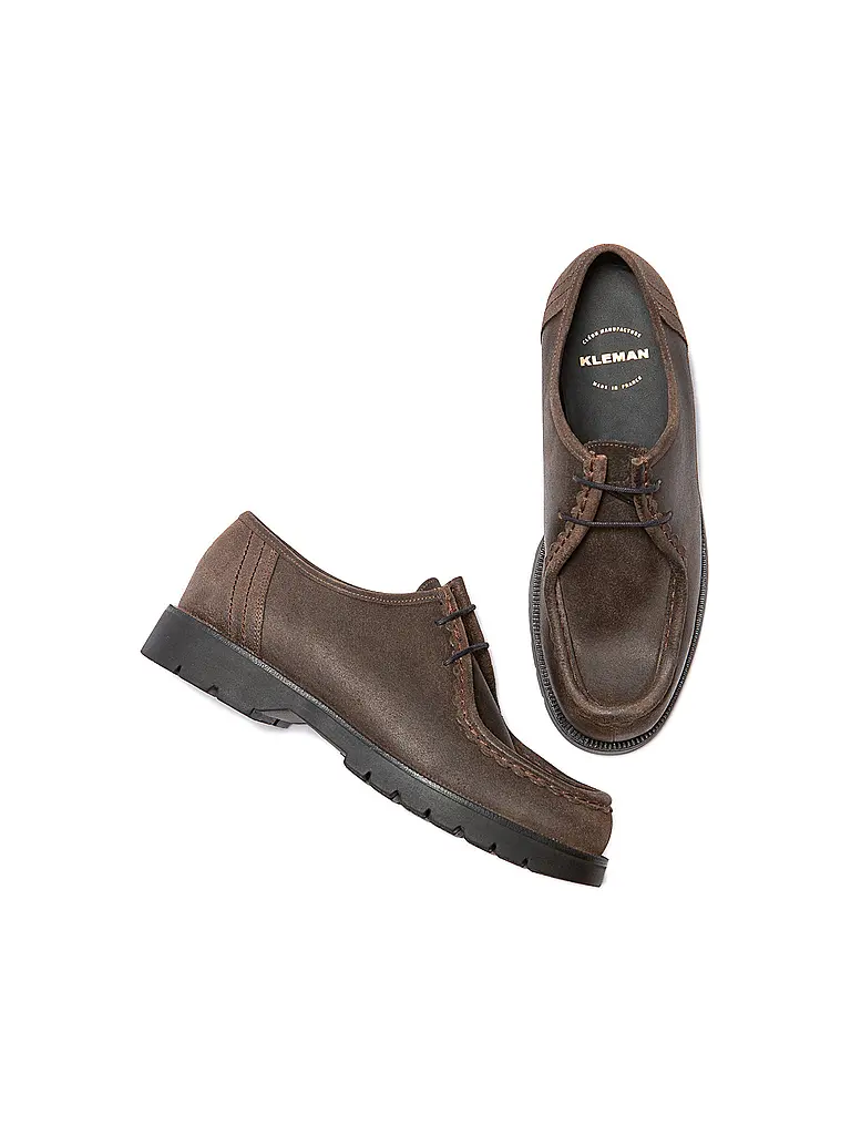 KLEMAN | Schnürschuhe PADROR EC WAXED | Braun