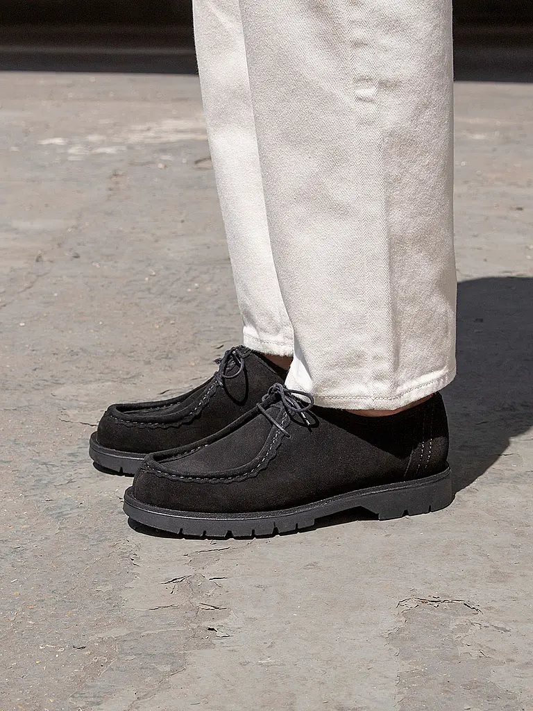 KLEMAN | Schnürschuhe PADROR | Schwarz