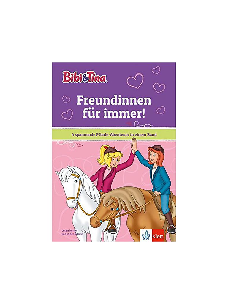 KLETT VERLAG | Buch - Lesen lernen mit Bibi und Tina - Freundinnen für immer - 4 spannende Pferde-Abenteuer (Gebundene Ausgabe) | keine Farbe