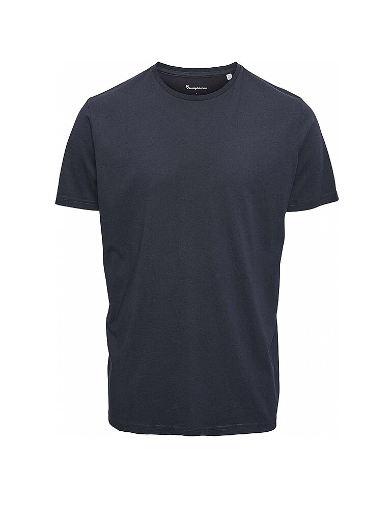 KNOWLEDGE COTTON APPAREL T-Shirt ALDER blau | M
