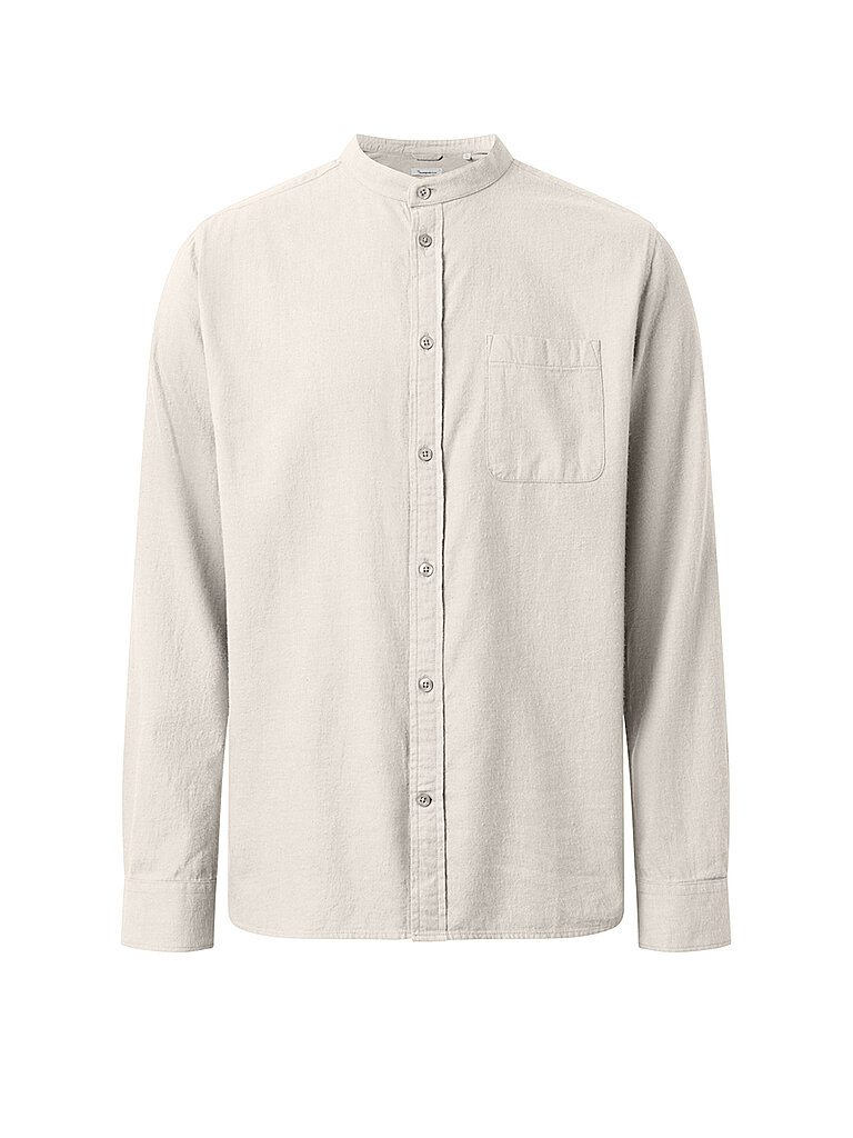 KNOWLEDGE COTTON APPAREL Flanellhemd  beige | M