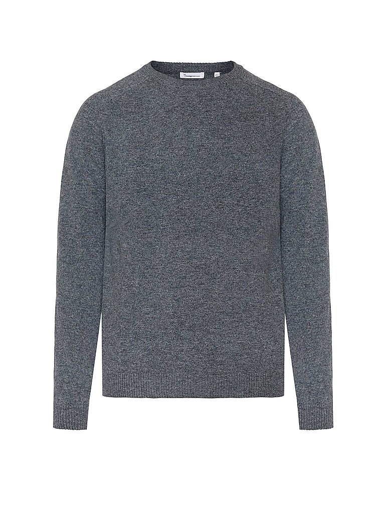 KNOWLEDGE COTTON APPAREL Pullover FIELD grau | L