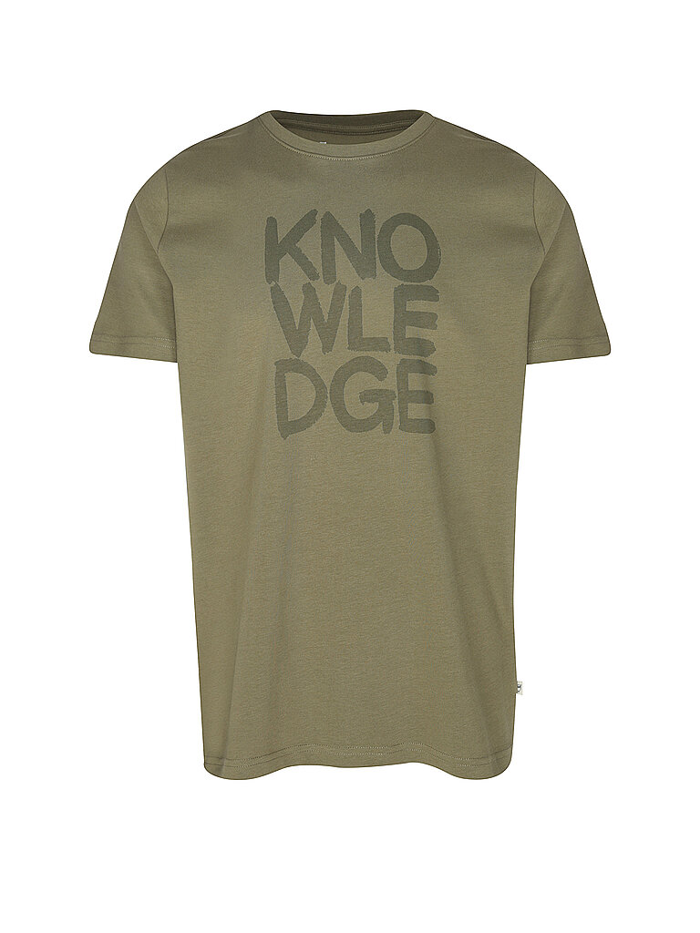 KNOWLEDGE COTTON APPAREL T-Shirt  olive | S