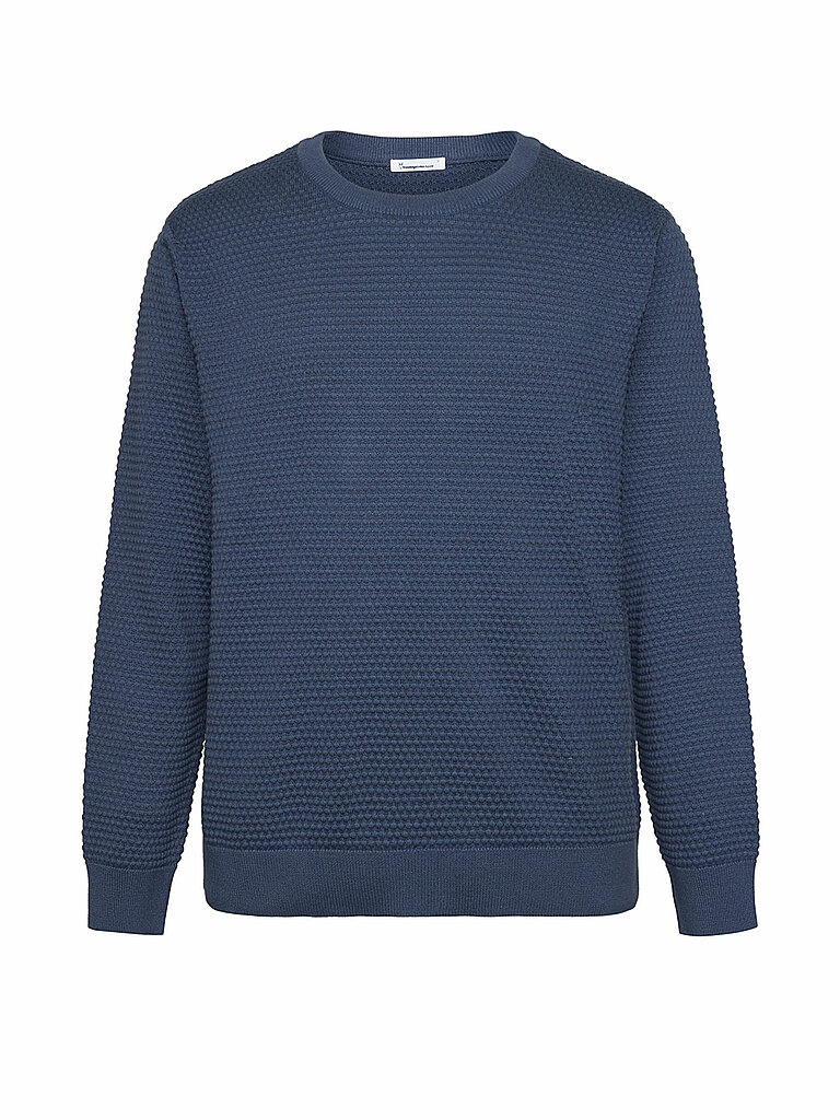 KNOWLEDGE COTTON APPAREL Pullover VAGN blau | S