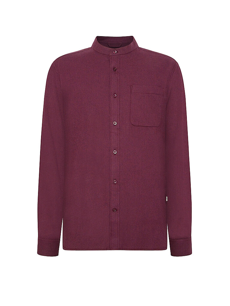 KNOWLEDGE COTTON APPAREL Flanellhemd  dunkelrot | M