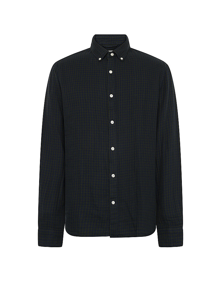 KNOWLEDGE COTTON APPAREL Hemd Regular Fit  grün | S