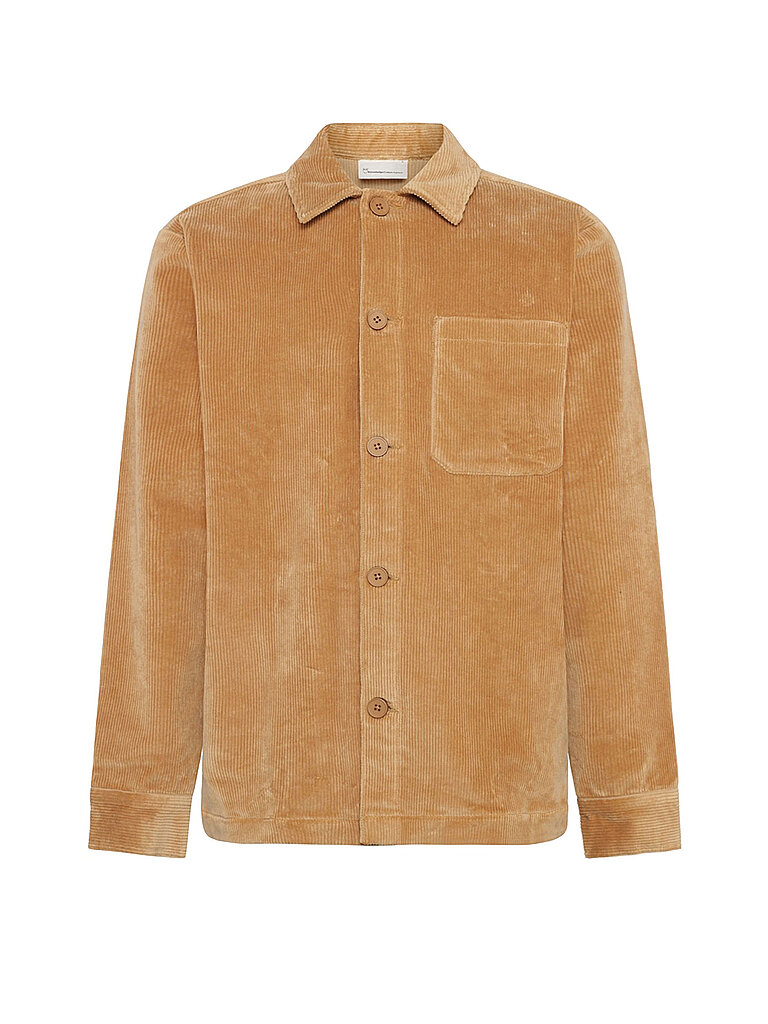 KNOWLEDGE COTTON APPAREL Overshirt  camel | L