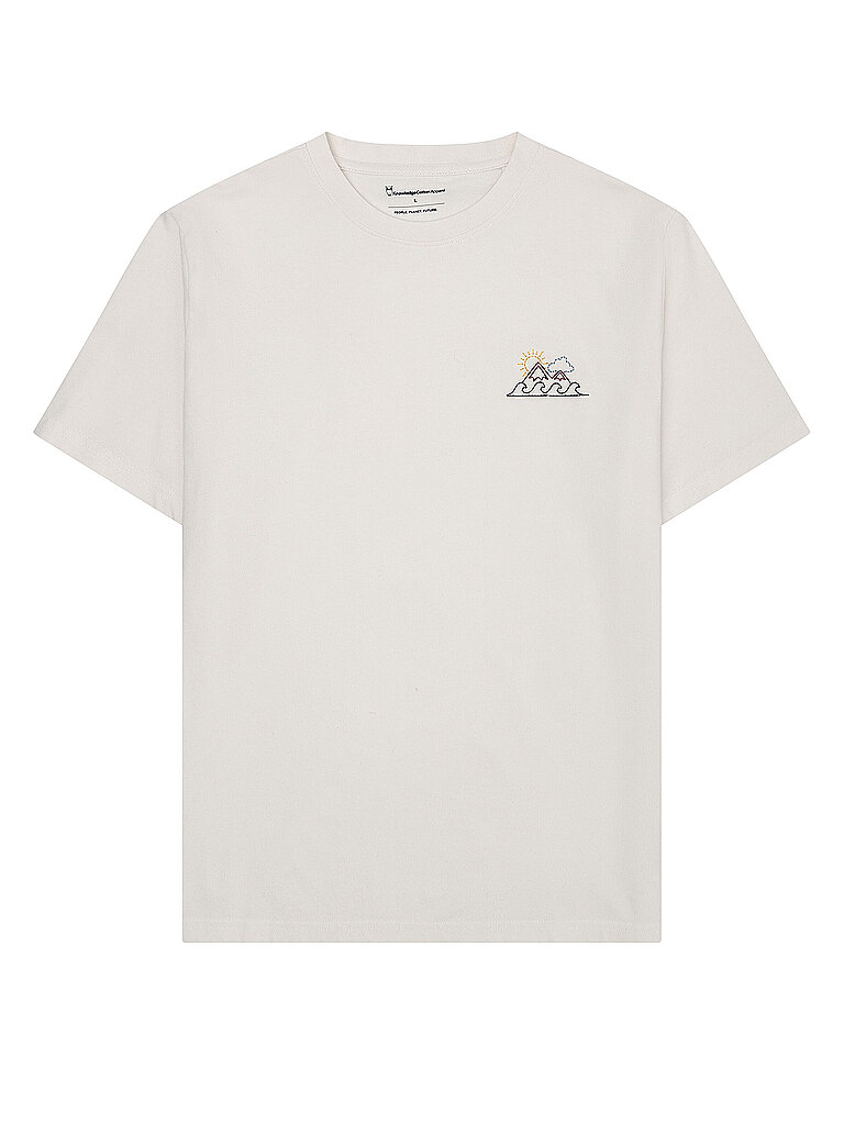 KNOWLEDGE COTTON APPAREL T-Shirt  creme | M