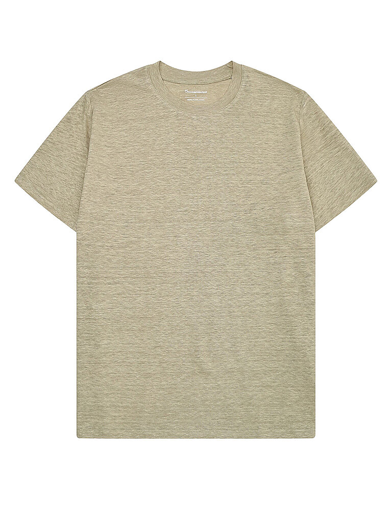 KNOWLEDGE COTTON APPAREL T-Shirt  beige | S