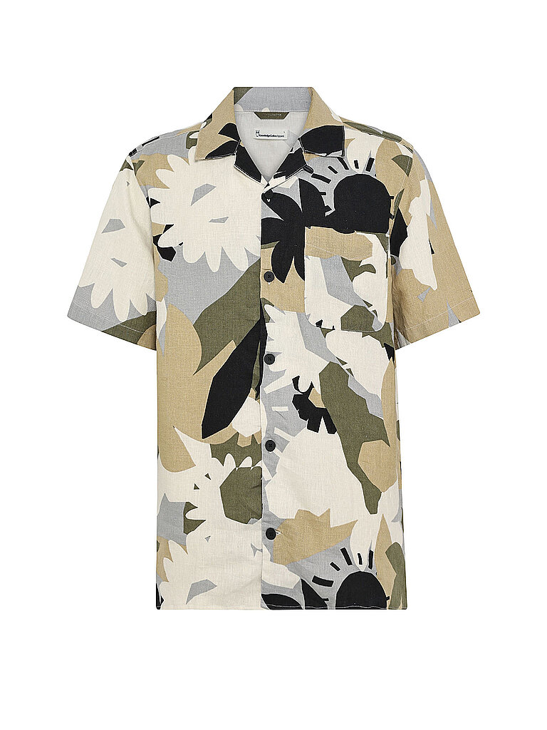 Hemd olive M herren