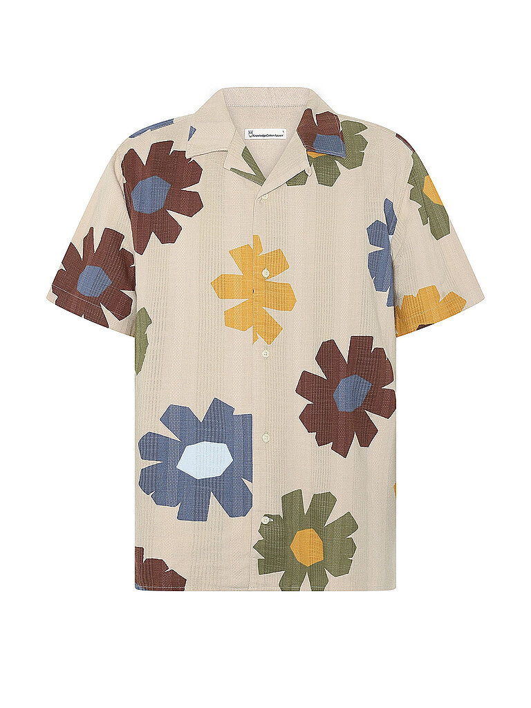 KNOWLEDGE COTTON APPAREL Hemd  beige | L