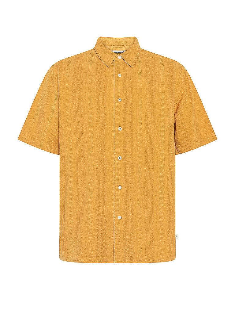 KNOWLEDGE COTTON APPAREL Hemd gelb | L