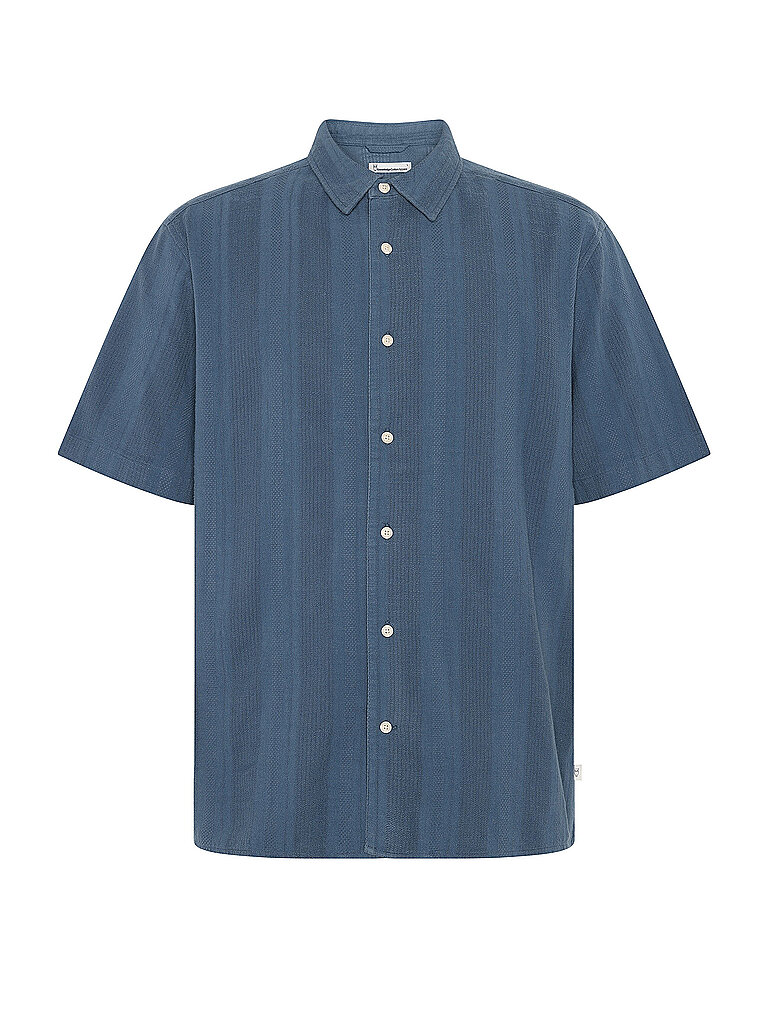 KNOWLEDGE COTTON APPAREL Hemd  blau | S