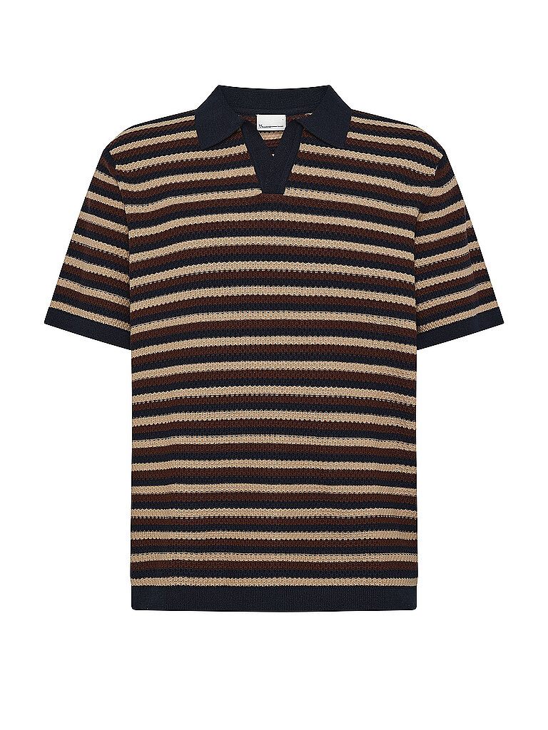 KNOWLEDGE COTTON APPAREL Poloshirt  braun | L