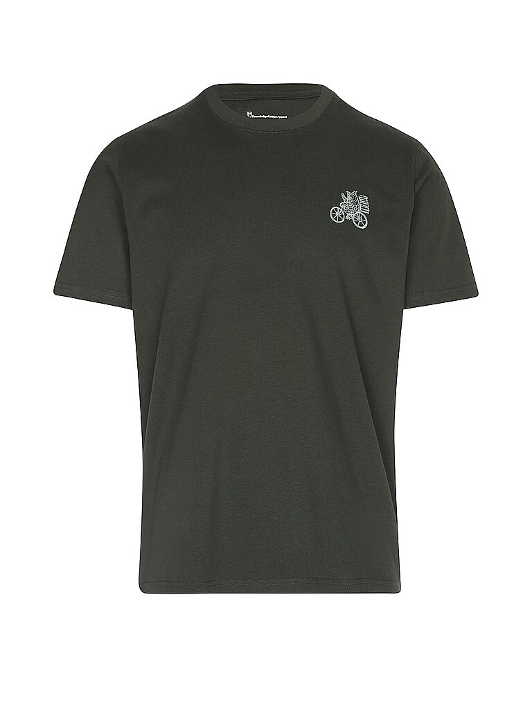 KNOWLEDGE COTTON APPAREL T-Shirt  grün | S